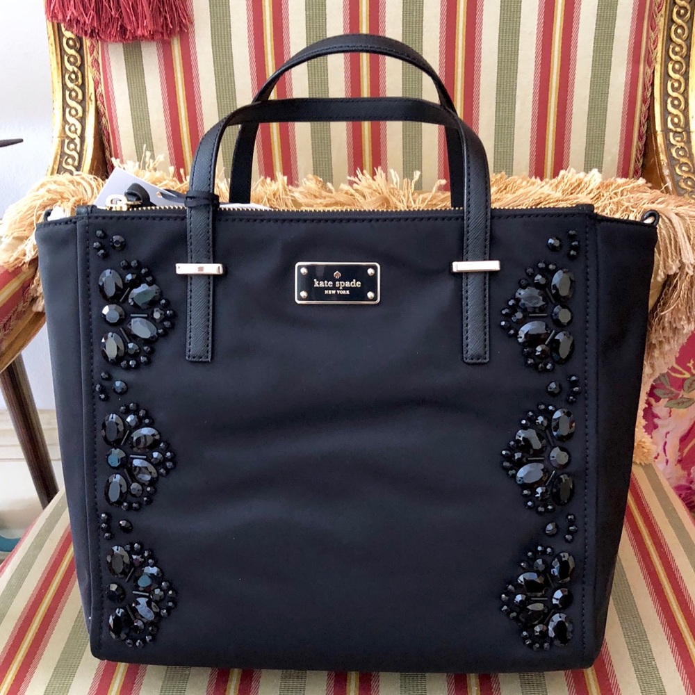 NWT Kate Spade Embellished Satchel/Crossbody Bag